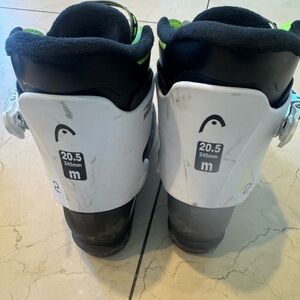 Head Kids Ski Boots - Black and White